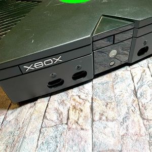 Original Xbox Game Console W/Power Cord Tested &Works For Parts Fast Ship